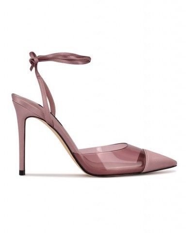 Women's Ferest Ankle Wrap Pumps Pink $39.24 Shoes