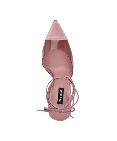 Women's Ferest Ankle Wrap Pumps Pink $39.24 Shoes