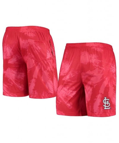 Men's Red St. Louis Cardinals Tie-Dye Training Shorts $18.45 Shorts