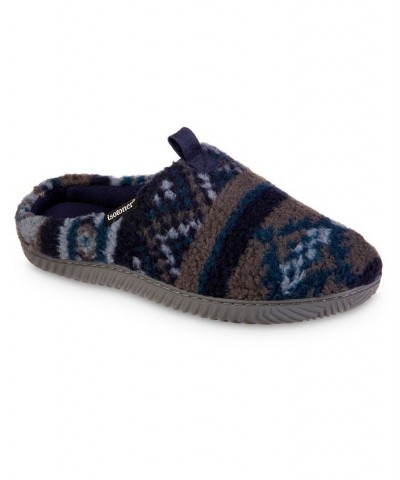 Men's Advanced Memory Foam Berber Greyson Hoodback Comfort Slippers Navy, Blue $17.52 Slippers