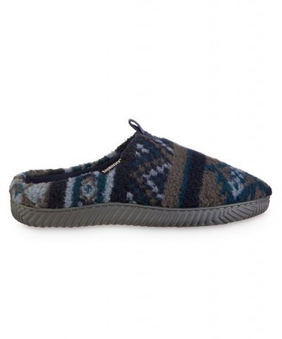 Men's Advanced Memory Foam Berber Greyson Hoodback Comfort Slippers Navy, Blue $17.52 Slippers