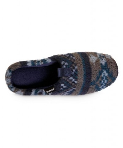 Men's Advanced Memory Foam Berber Greyson Hoodback Comfort Slippers Navy, Blue $17.52 Slippers