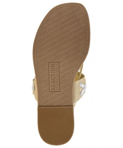 Women's Winni Flat Sandals Yellow $36.34 Shoes