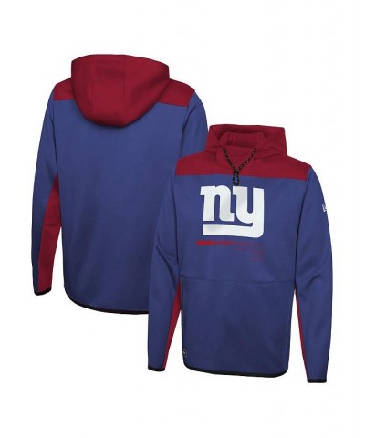 Men's Royal New York Giants Combine Authentic Hard Hitter Pullover Hoodie $22.55 Sweatshirt