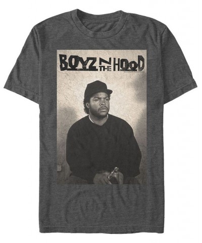 Boys N The Hood Men's Doughboy Poster Short Sleeve T- shirt Gray $17.50 T-Shirts