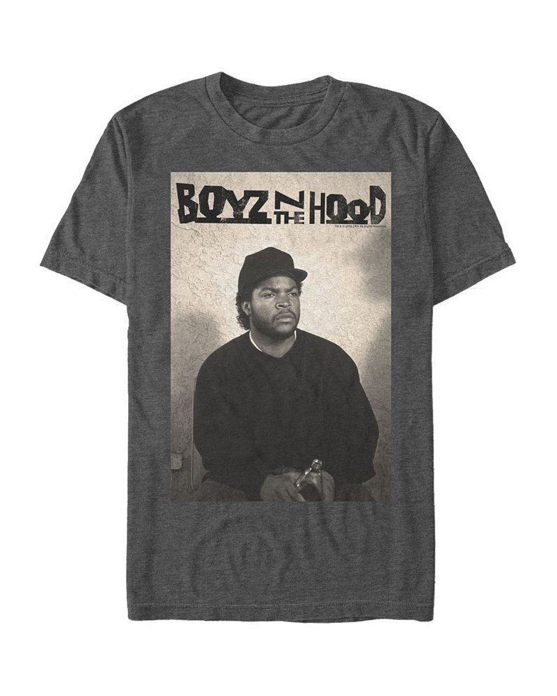 Boys N The Hood Men's Doughboy Poster Short Sleeve T- shirt Gray $17.50 T-Shirts