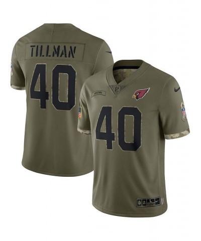 Men's Pat Tillman Olive Arizona Cardinals 2022 Salute To Service Retired Player Limited Jersey $65.25 Jersey