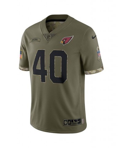 Men's Pat Tillman Olive Arizona Cardinals 2022 Salute To Service Retired Player Limited Jersey $65.25 Jersey