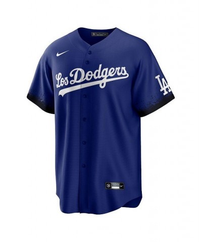 Men's Clayton Kershaw Royal Los Angeles Dodgers 2021 City Connect Replica Player Jersey $56.10 Jersey