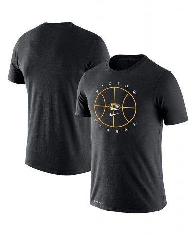 Men's Black Missouri Tigers Basketball Icon Legend Performance T-shirt $28.99 T-Shirts