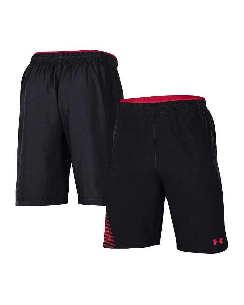 Men's Black Maryland Terrapins 2021 Sideline Woven Shorts $28.04 Shorts