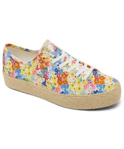 Women's x Rifle Paper Co Triple Kick Jute Margaux Platform Casual Sneakers Multi $48.30 Shoes