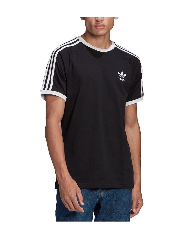 adidas Men's Originals 3-Stripes Cali T-Shirt Black $18.00 T-Shirts