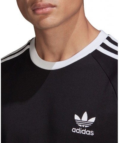 adidas Men's Originals 3-Stripes Cali T-Shirt Black $18.00 T-Shirts