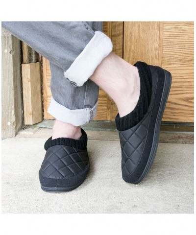 Signature Men's Levon Low Boot Slippers Black $10.66 Shoes