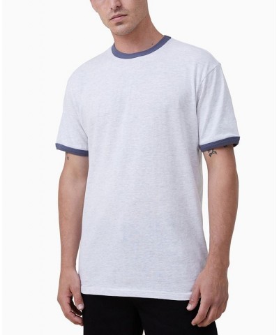 Men's Loose Fit Ringer Crew Neck T-shirt PD02 $15.00 T-Shirts