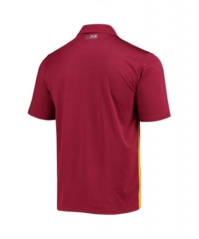 Men's Gold and Burgundy Washington Football Team Challenge Color Block Performance Polo $31.20 Polo Shirts