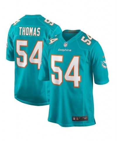 Men's Zach Thomas Aqua Miami Dolphins Game Retired Player Jersey $38.52 Jersey