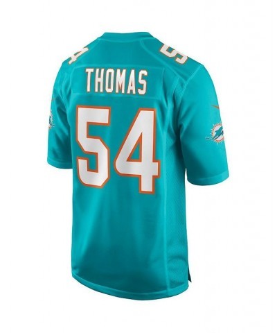 Men's Zach Thomas Aqua Miami Dolphins Game Retired Player Jersey $38.52 Jersey