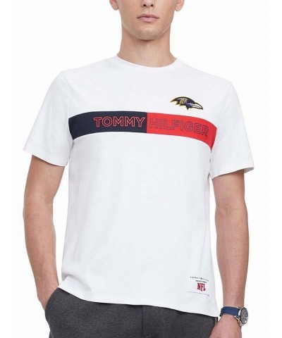 Men's White Baltimore Ravens Core T-shirt $27.72 T-Shirts