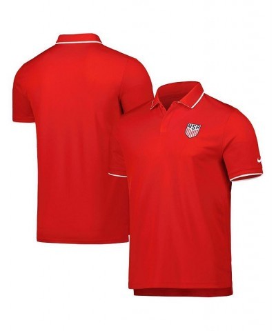 Men's Red USMNT Collegiate Polo Shirt $29.57 Polo Shirts