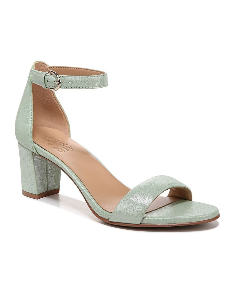 Vera Ankle Strap Sandals Green $52.00 Shoes