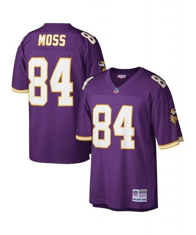 Men's Randy Moss Purple Minnesota Vikings Big and Tall 1998 Retired Player Replica Jersey $83.30 Jersey