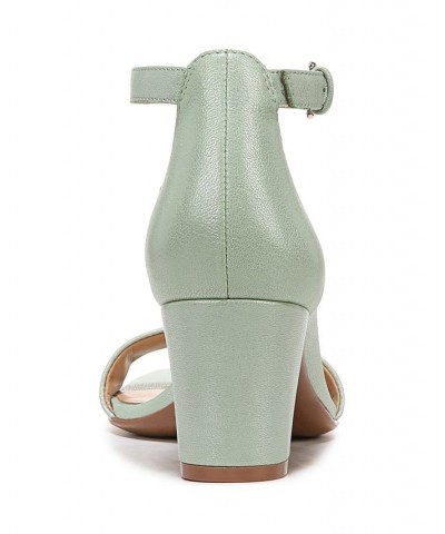 Vera Ankle Strap Sandals Green $52.00 Shoes