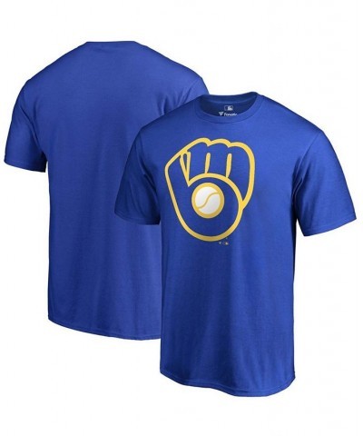 Men's Royal Milwaukee Brewers Huntington T-shirt $16.40 T-Shirts