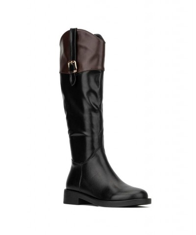 Women's Desiree Tall Boot Black $41.70 Shoes