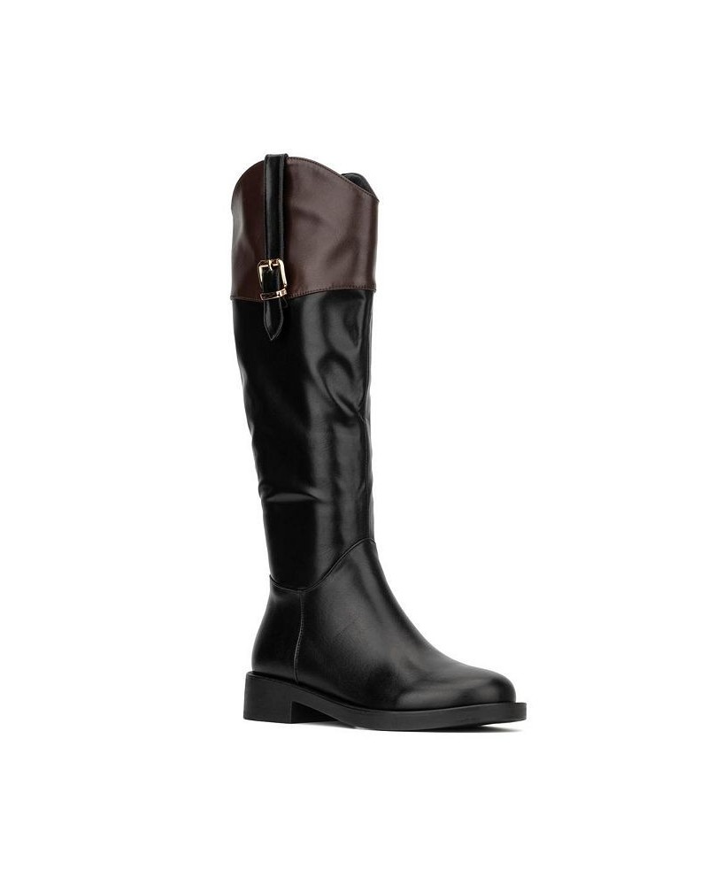 Women's Desiree Tall Boot Black $41.70 Shoes