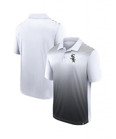 Men's White, Black Chicago White Sox Big and Tall Sublimated Polo Shirt $40.49 Polo Shirts