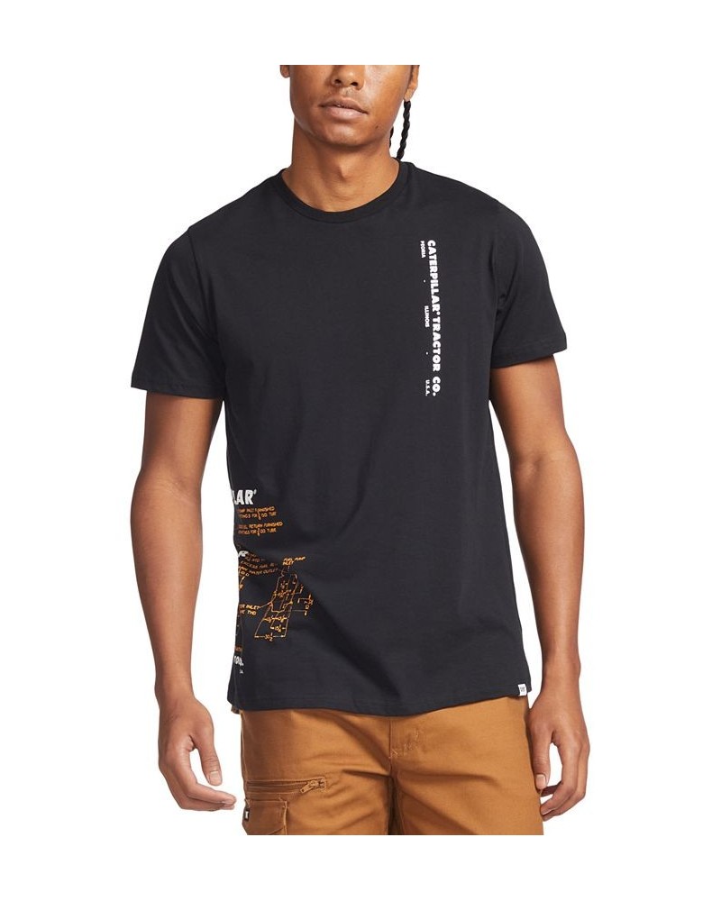 Men's Schematics Tee Black $20.80 T-Shirts