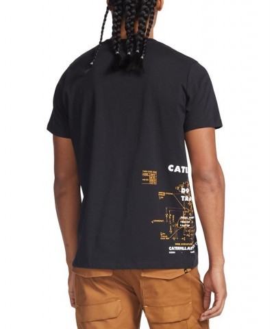 Men's Schematics Tee Black $20.80 T-Shirts