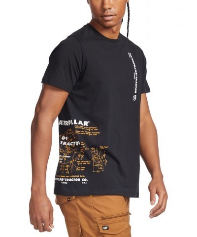 Men's Schematics Tee Black $20.80 T-Shirts