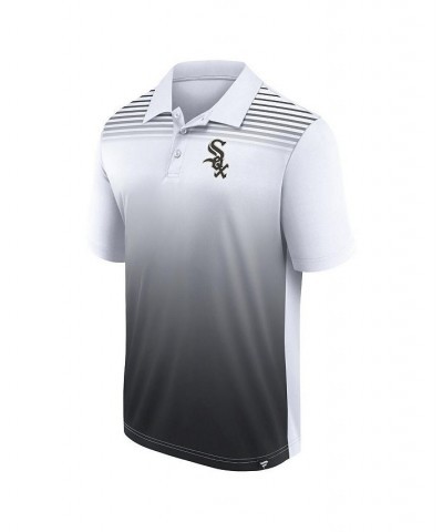 Men's White, Black Chicago White Sox Big and Tall Sublimated Polo Shirt $40.49 Polo Shirts