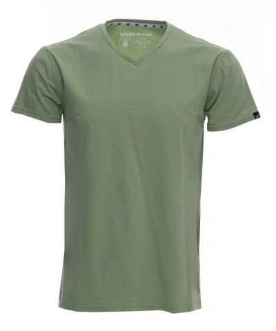 Men's Basic V-Neck Short Sleeve T-shirt PD18 $13.50 T-Shirts