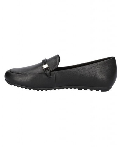 Women's Jerrica Comfort Loafers Black $61.10 Shoes