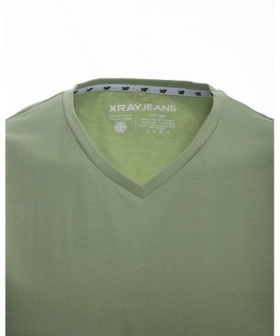 Men's Basic V-Neck Short Sleeve T-shirt PD18 $13.50 T-Shirts