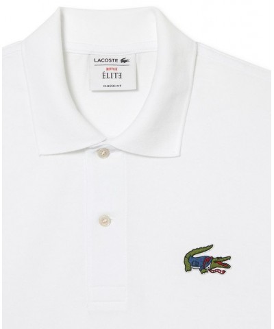 x Netflix Men's Classic-Fit Logo Polo PD01 $48.05 Polo Shirts