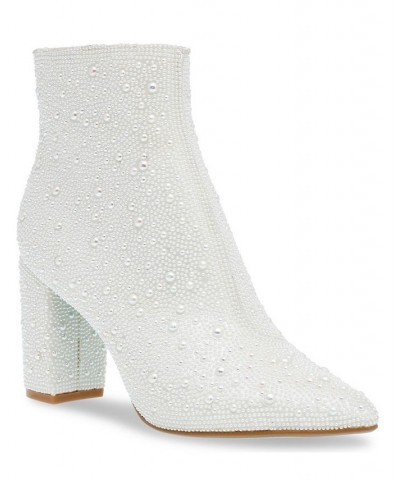 Betsey Johnson Women's Cady Evening Booties White $56.76 Shoes