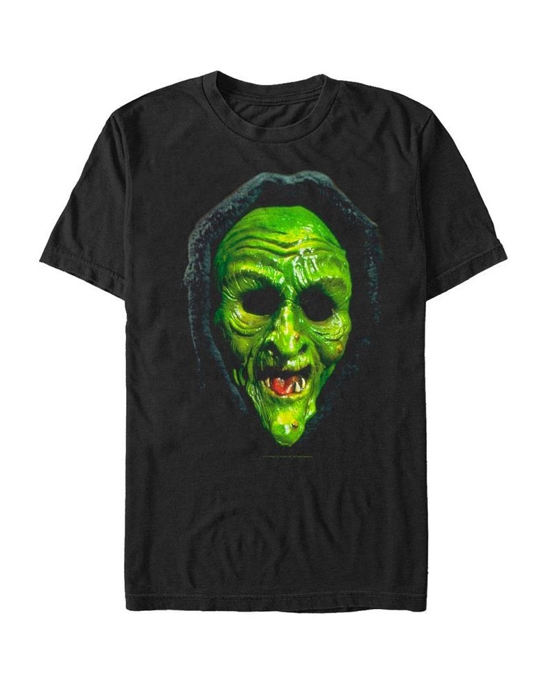 Halloween 3 Men's Witch Mask Big Face Costume Short Sleeve T-Shirt Black $15.75 T-Shirts