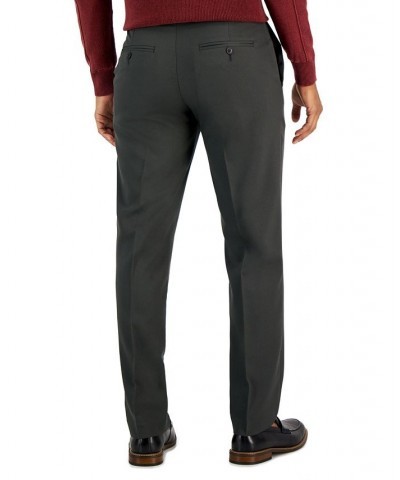 Men's Modern-Fit Twill Pants Gray $17.15 Pants