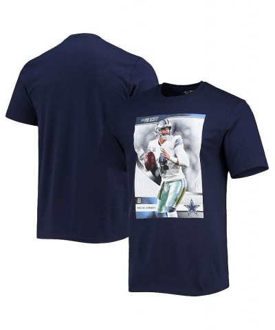 Men's Dak Prescott Navy Player Name and Number T-shirt $19.35 T-Shirts