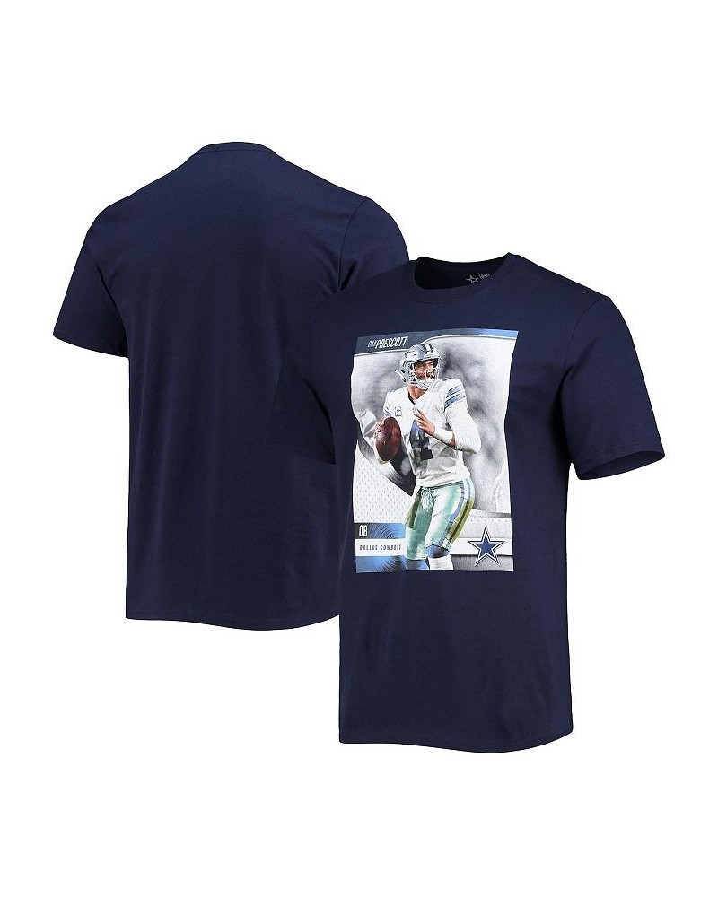 Men's Dak Prescott Navy Player Name and Number T-shirt $19.35 T-Shirts