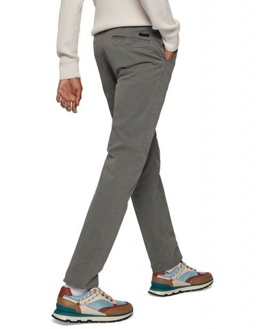 BOSS Men's Casual Cotton Trousers Gray $49.50 Pants