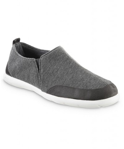 Isotoner Men's Zenz Sport Knit Indoor and Outdoor Slip-On Slipper Gray $11.97 Shoes