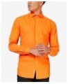 Men's Solid Color Shirt Orange $18.00 Dress Shirts