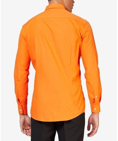 Men's Solid Color Shirt Orange $18.00 Dress Shirts