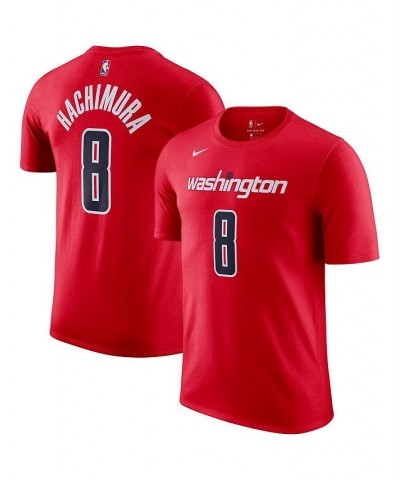 Men's Rui Hachimura Red Washington Wizards Name and Number Performance T-shirt $15.84 T-Shirts